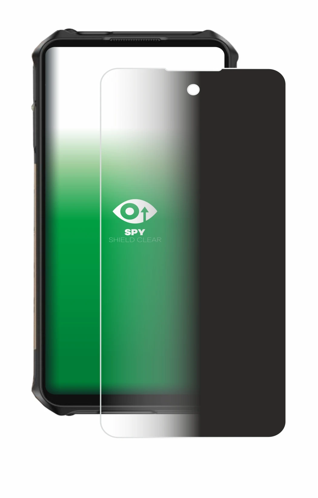 Image of the device Ulefone Armor X16 Pro with a wide variety of screen protectors.