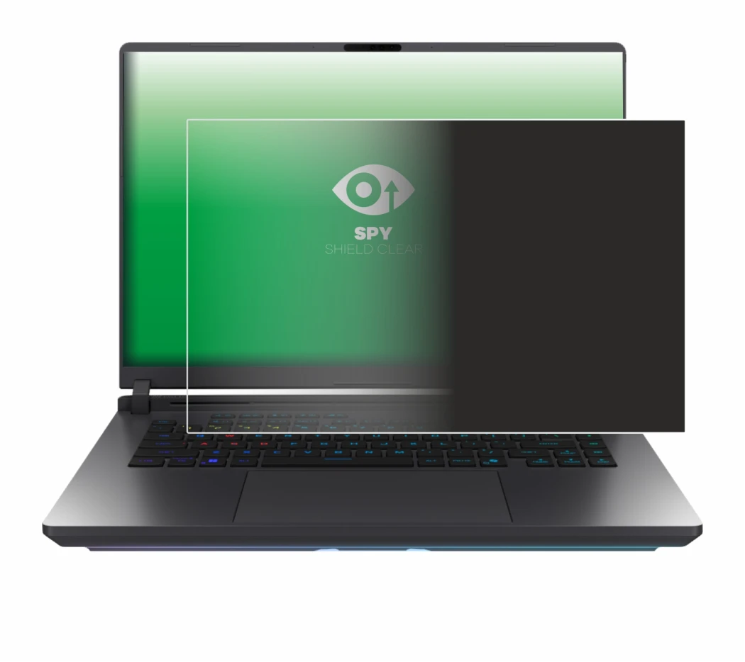 Image of the device ASUS ROG Strix G16 2025 with a wide variety of screen protectors.