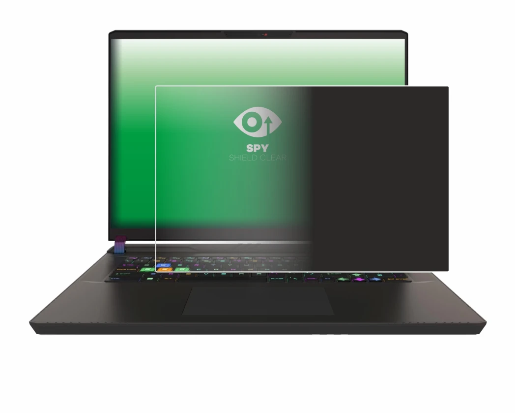 Image of the device MSI Vector 17 HX with a wide variety of screen protectors.
