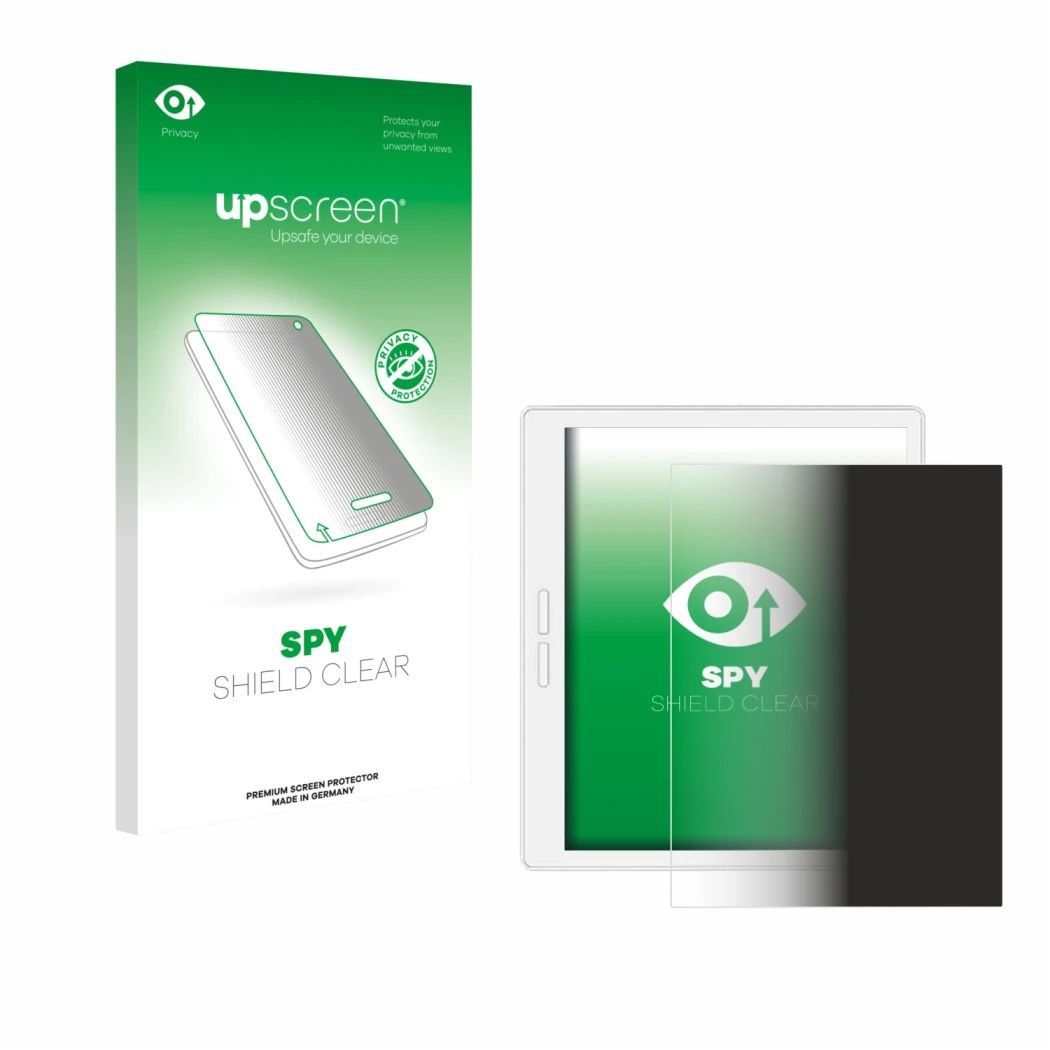 Front side of a product packaging with the brand logo upscreen. Next to it is the device Bigme B751C-S shown with the correspo