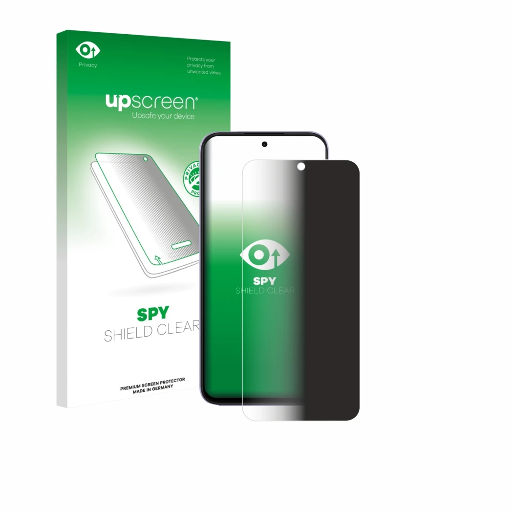 Front side of a product packaging with the brand logo upscreen. Next to it is the device Oppo A6x 5G shown with the correspond