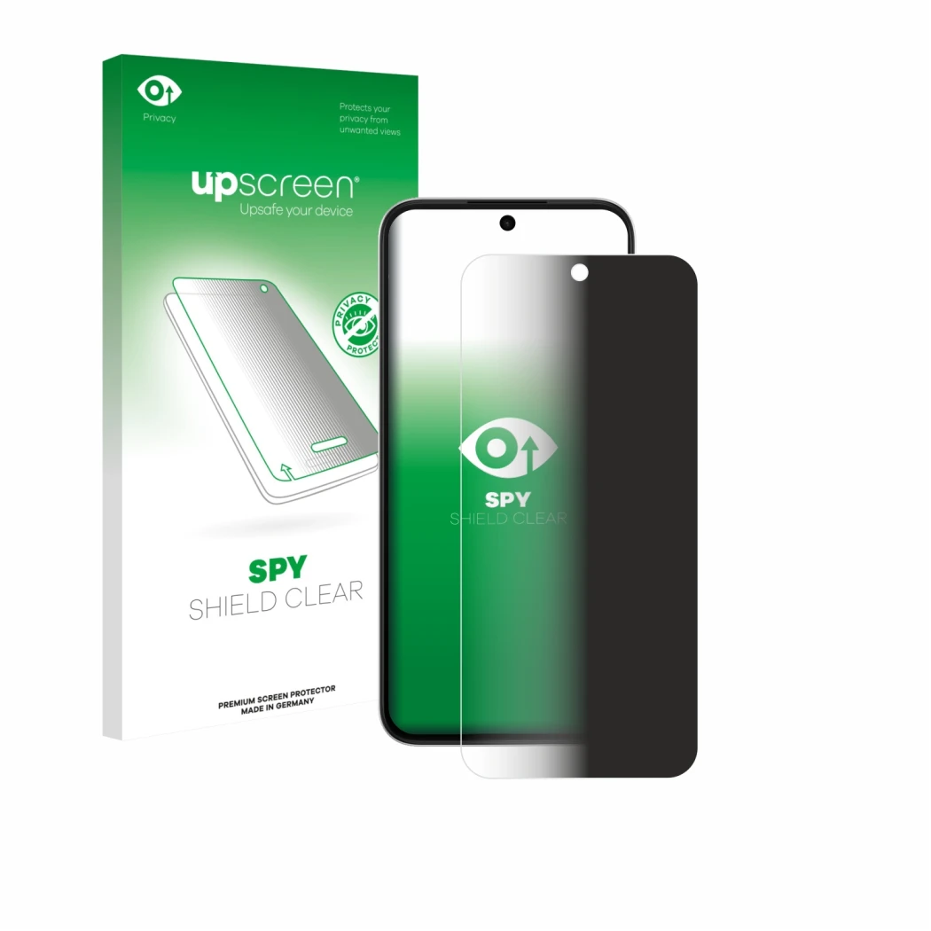 Front side of a product packaging with the brand logo upscreen. Next to it is the device Oppo A6s 5G shown with the correspond