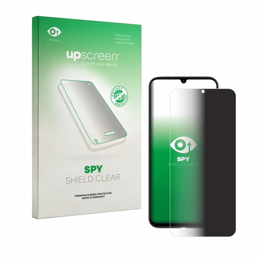 Front side of a product packaging with the brand logo upscreen. Next to it is the device Xiaomi Redmi R70m 5G shown with the c