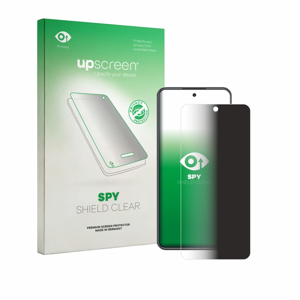 Front side of a product packaging with the brand logo upscreen. Next to it is the device Realme C73 shown with the correspondi
