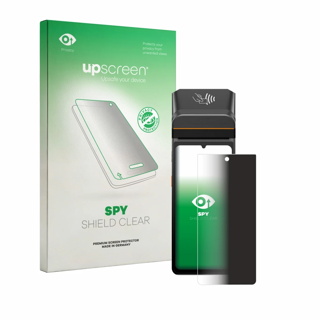 Front side of a product packaging with the brand logo upscreen. Next to it is the device Brainsport myPAD shown with the corre