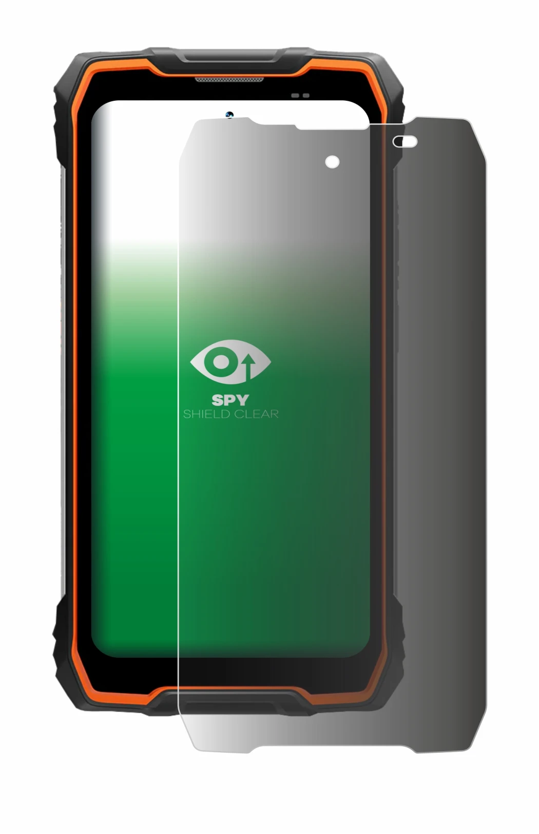 Image of the device Blackview Rock 2 with a wide variety of screen protectors.