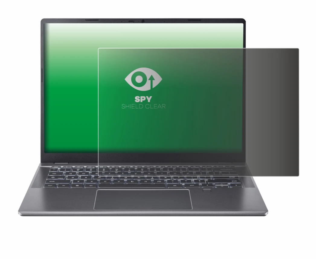 Image of the device Acer Chromebook Plus 514 with a wide variety of screen protectors.