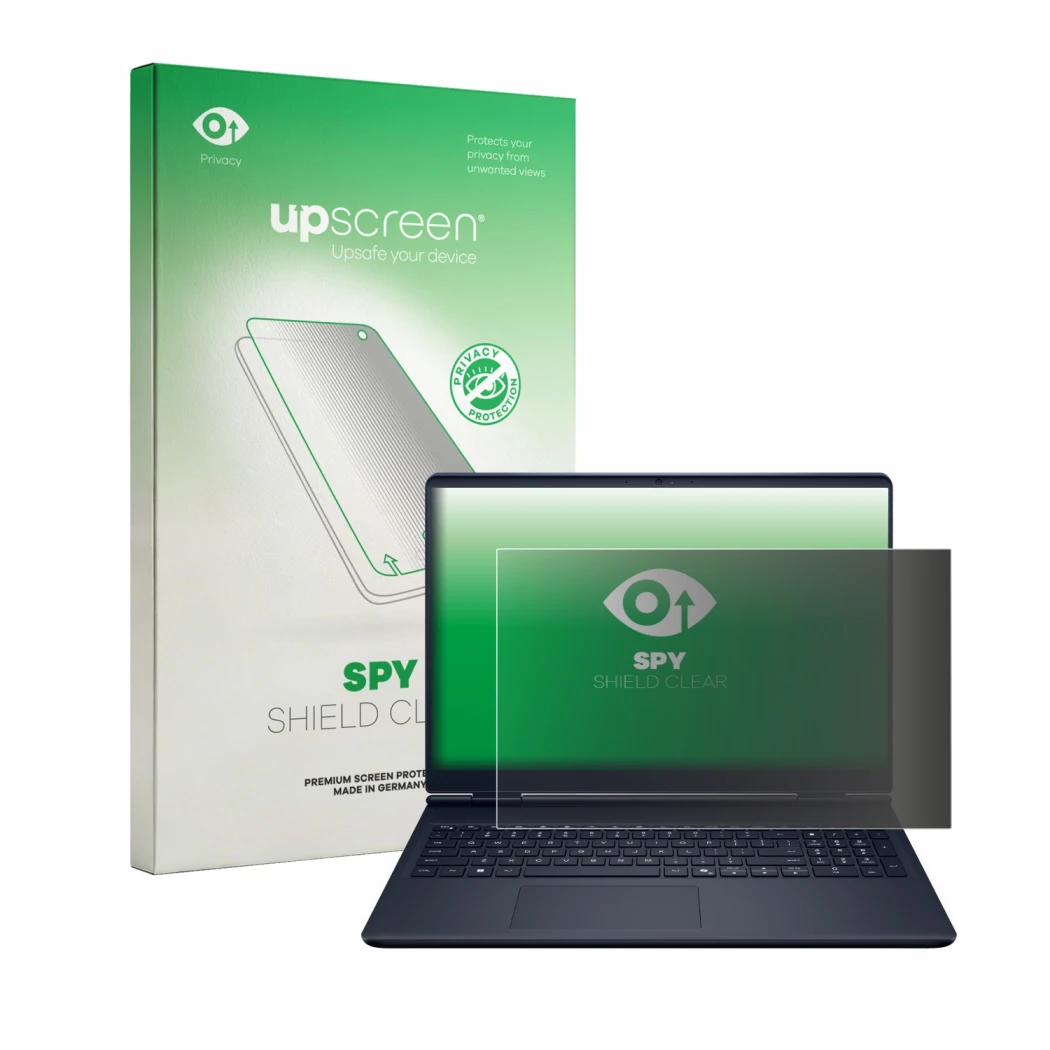 Front side of a product packaging with the brand logo upscreen. Next to it is the device Dell Alienware 16 Aurora shown with t