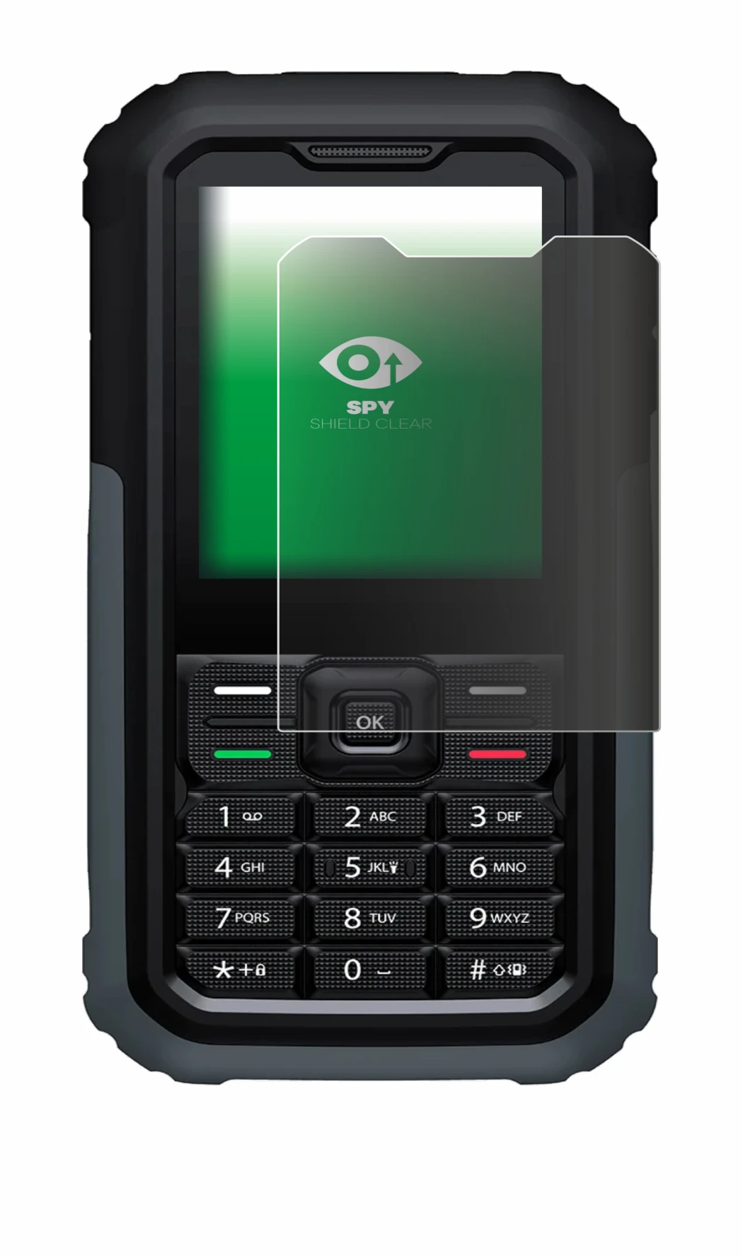 Image of the device TCL OneTouch 5044 with a wide variety of screen protectors.