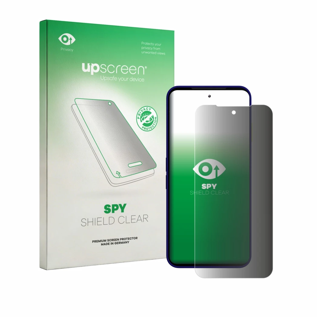 Front side of a product packaging with the brand logo upscreen. Next to it is the device Fairphone 6 Plus shown with the corre