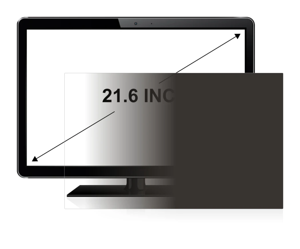 Image of the device with a wide variety of screen protectors.