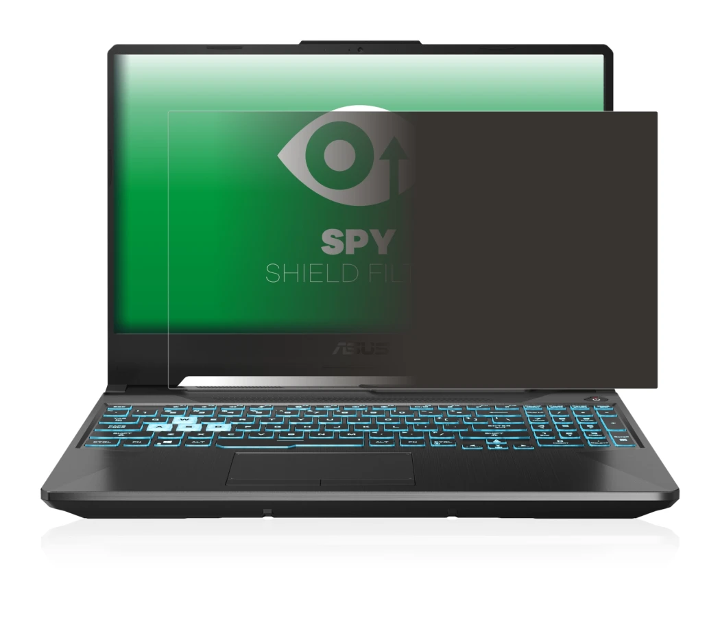 Image of the device ASUS TUF Gaming A15 with a wide variety of screen protectors.