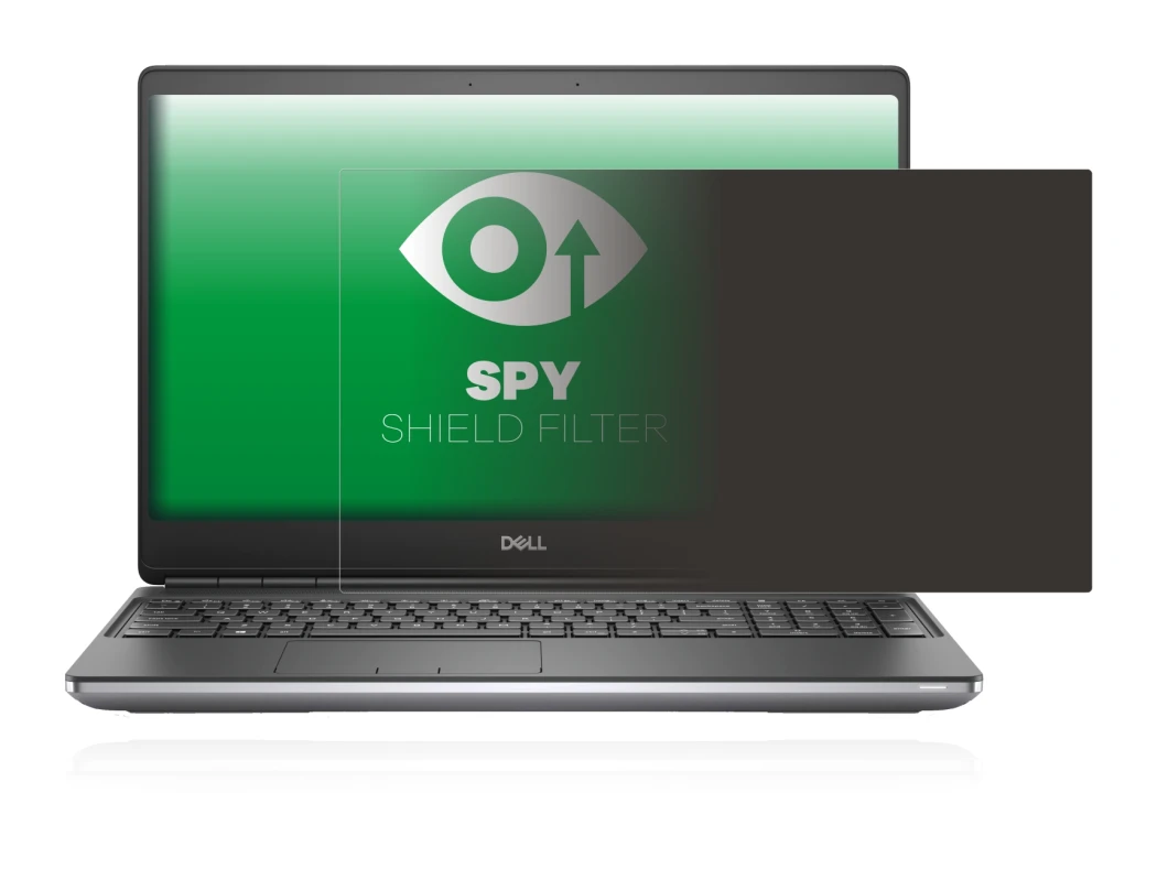 Image of the device Dell Precision 7560 with a wide variety of screen protectors.