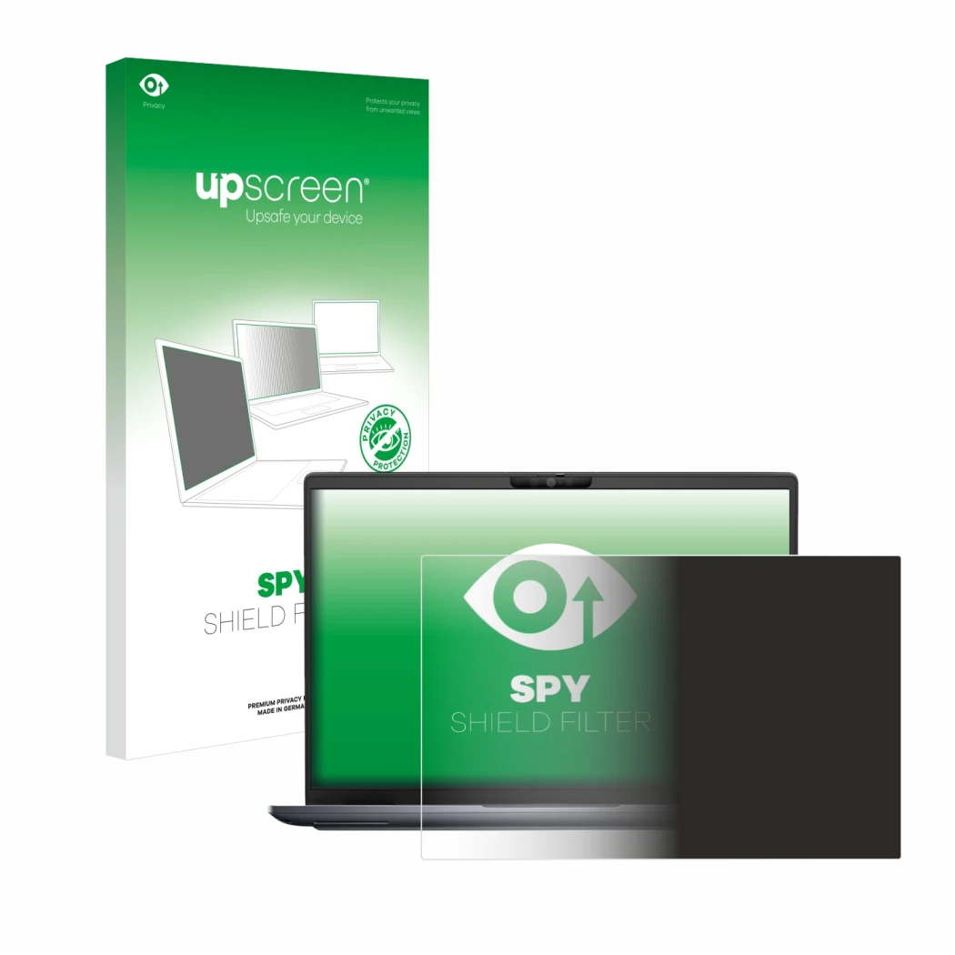Front side of a product packaging with the brand logo upscreen. Next to it is the device Dell Latitude 7340 shown with the cor