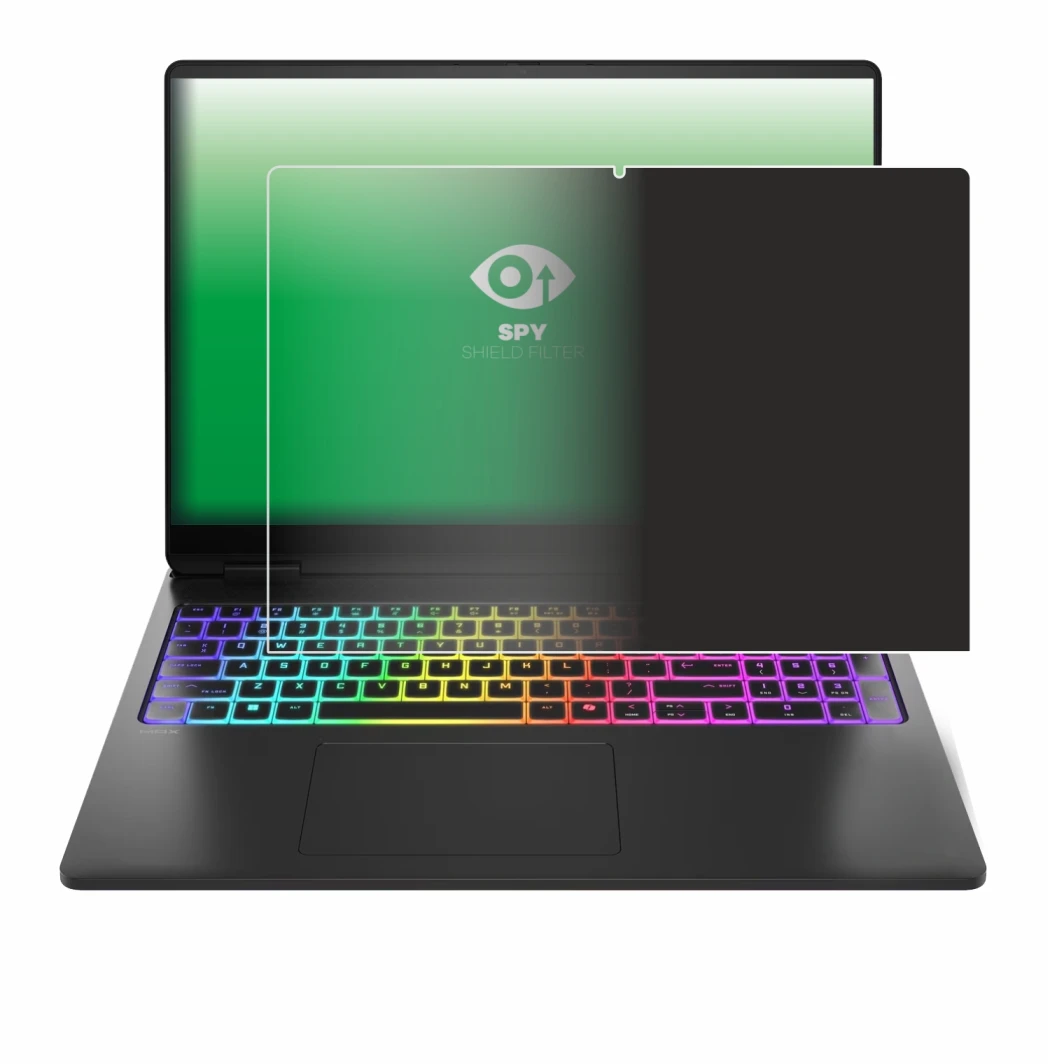 Image of the device HP Omen Max 16 with a wide variety of screen protectors.