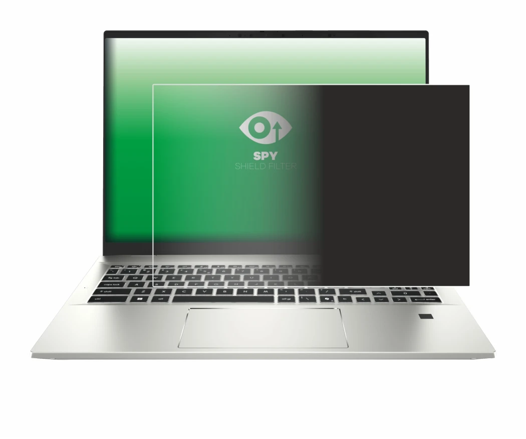 Image of the device MSI Prestige A16 AI+ with a wide variety of screen protectors.