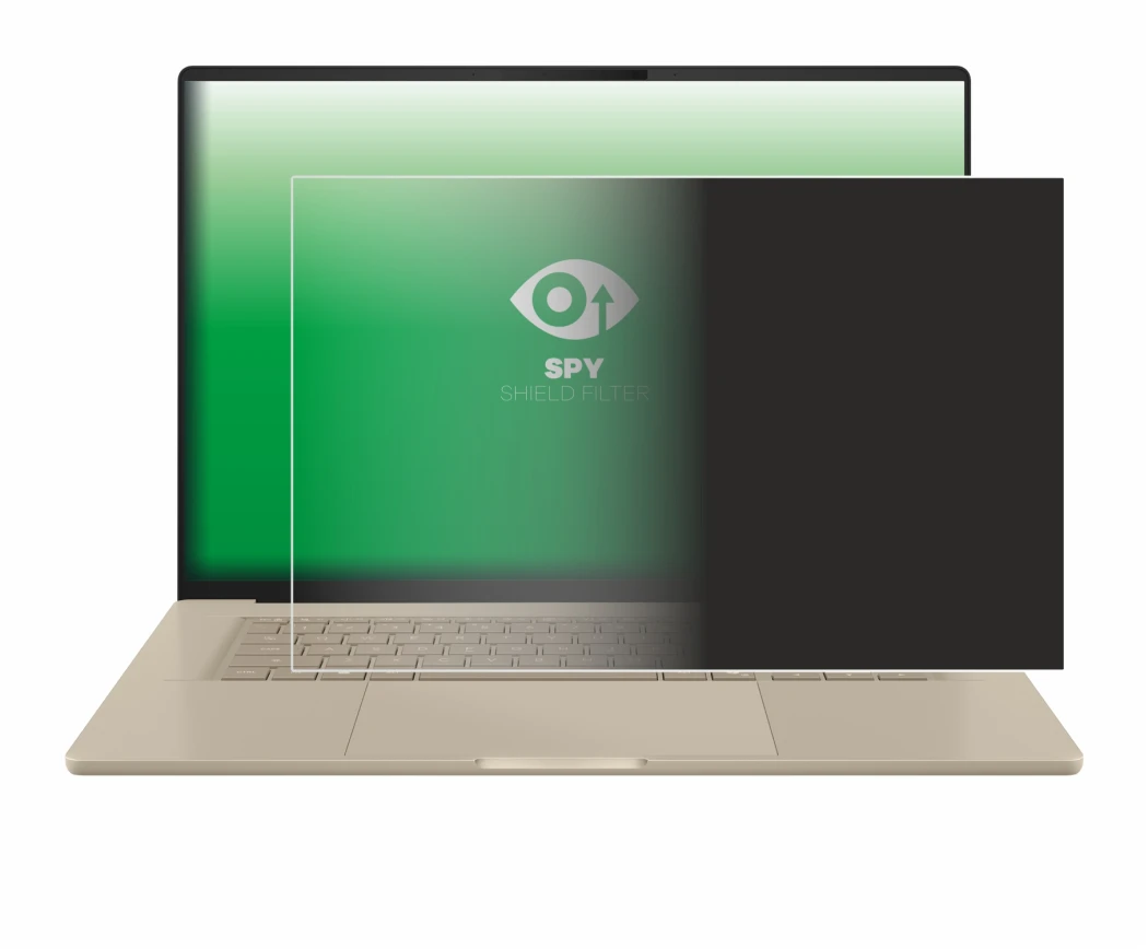 Image of the device ASUS ZenBook A16 UX3607 with a wide variety of screen protectors.