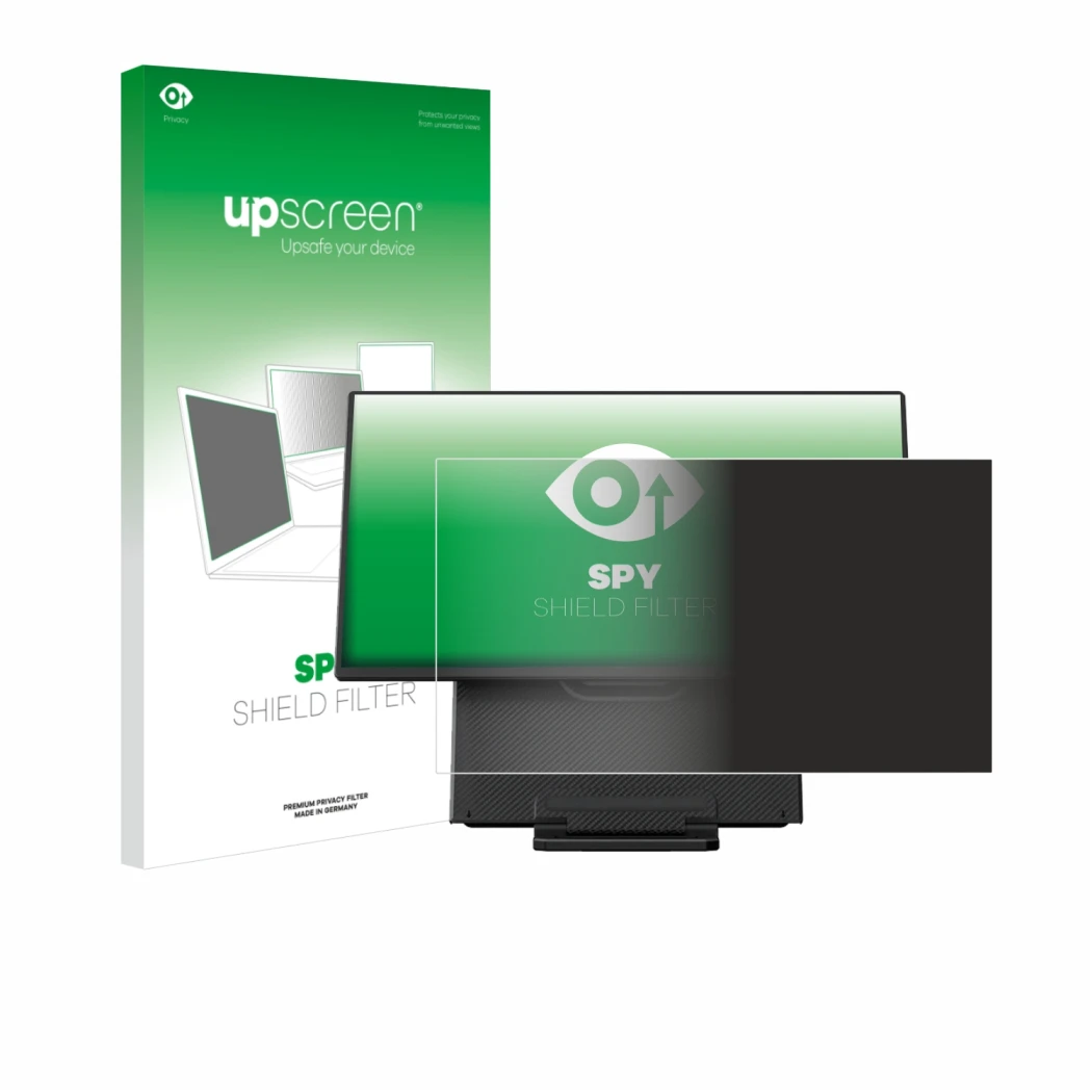 Front side of a product packaging with the brand logo upscreen. Next to it is the device Blackview Table 10 23.8