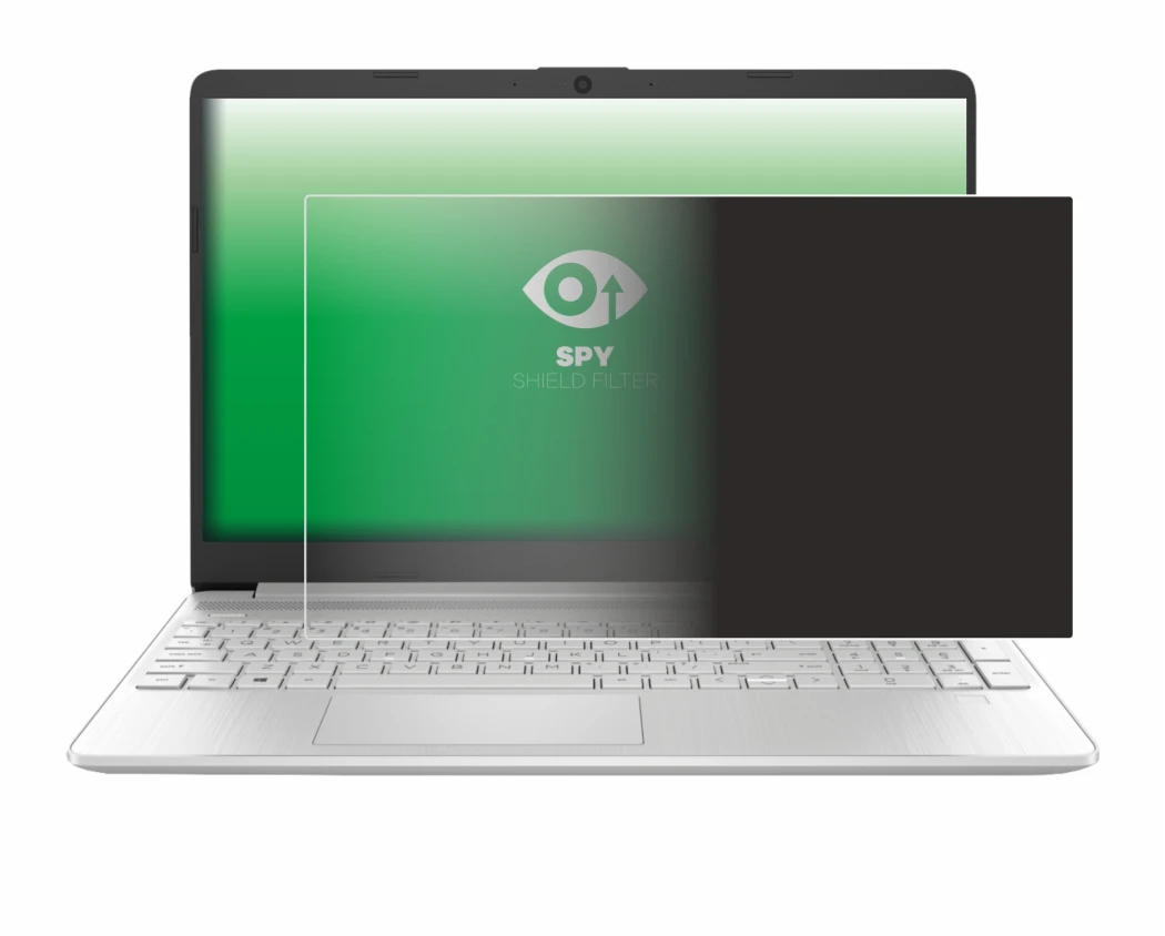 Image of the device HP 15s-fq2000 with a wide variety of screen protectors.