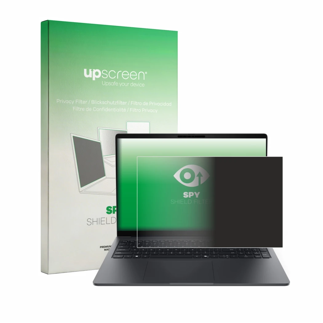 Front side of a product packaging with the brand logo upscreen. Next to it is the device Dell Pro 5 Series 16 P516260 shown wi