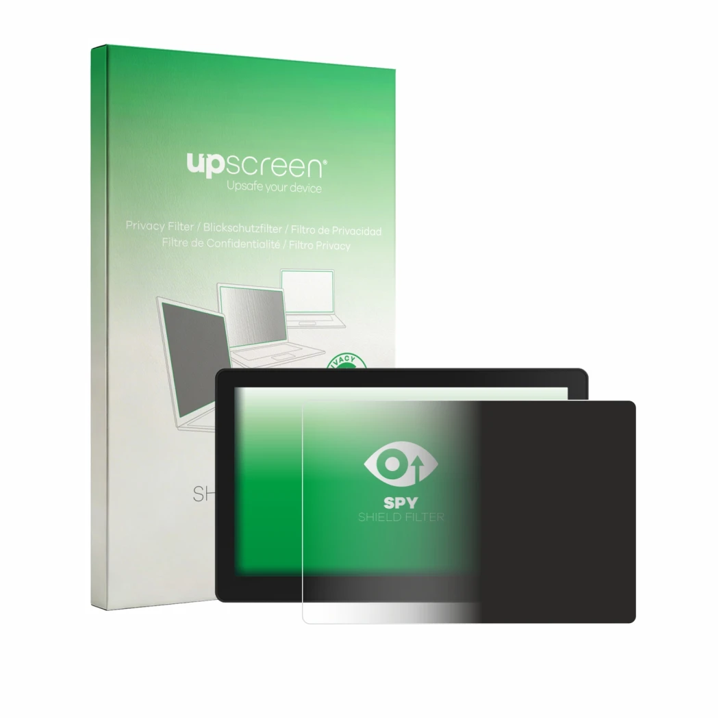 Front side of a product packaging with the brand logo upscreen. Next to it is the device VECTOR AGR HD408 Display Terminal sho