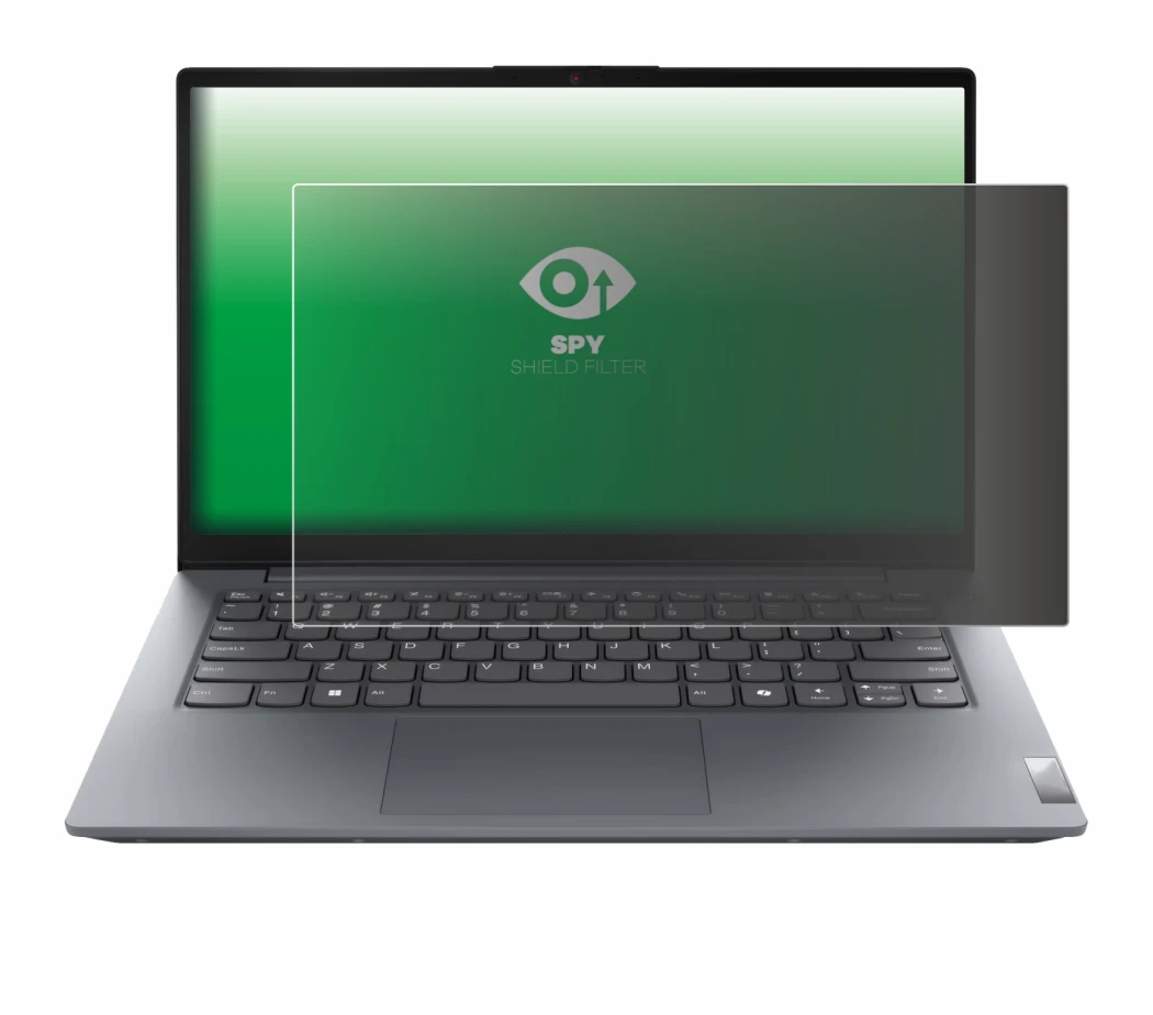 Image of the device Lenovo V14 Gen 6 with a wide variety of screen protectors.