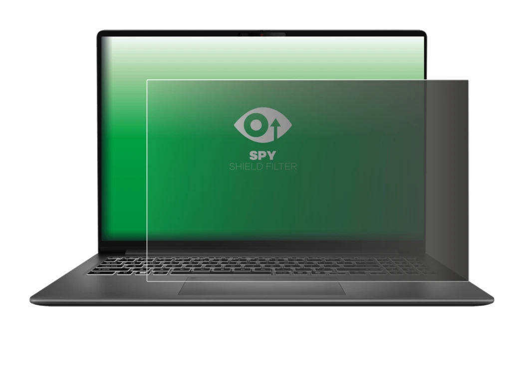Image of the device MSI Modern 16S AI with a wide variety of screen protectors.