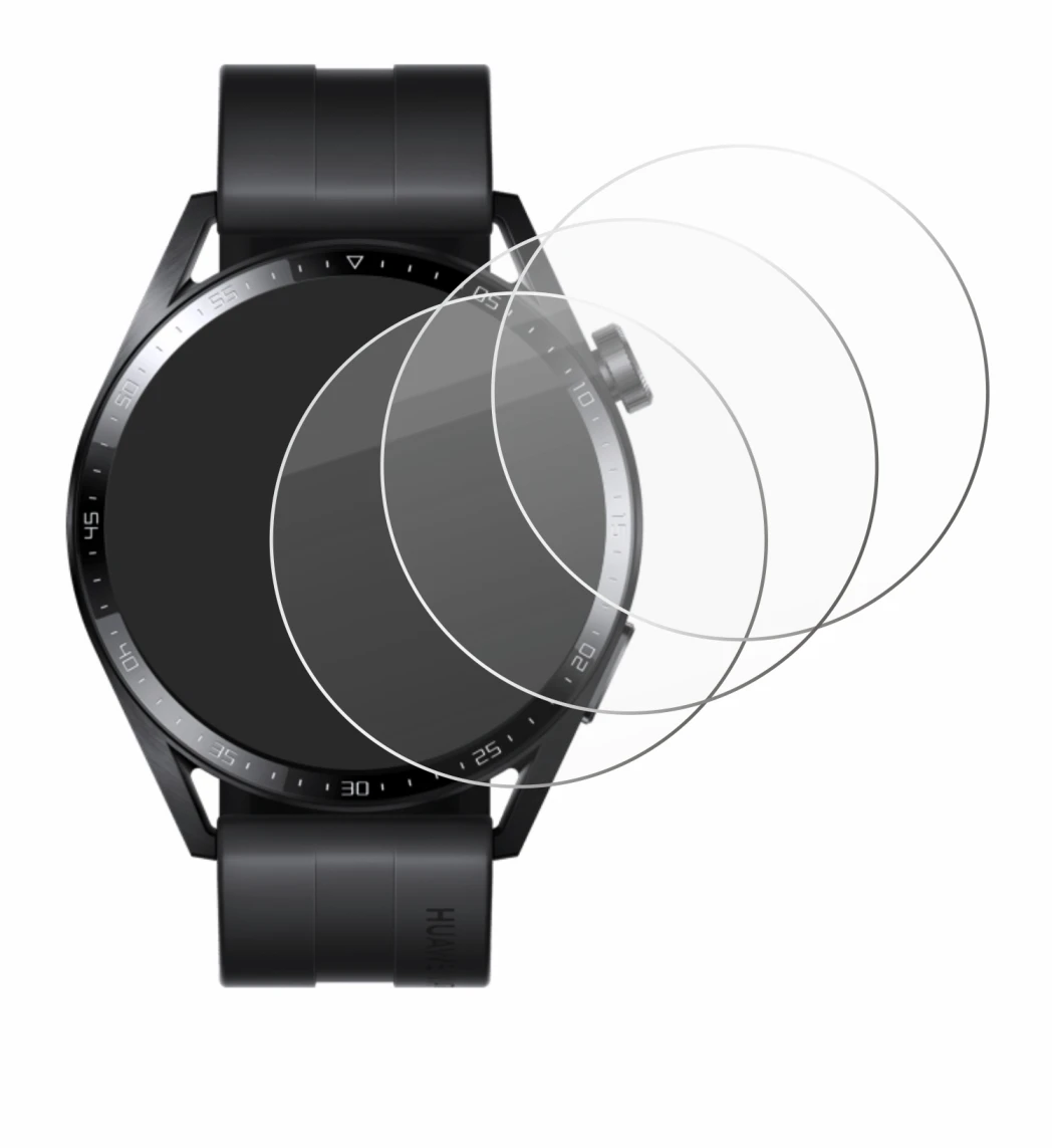 Image of the device Huawei Watch GT 3 (46 mm) with a wide variety of screen protectors.