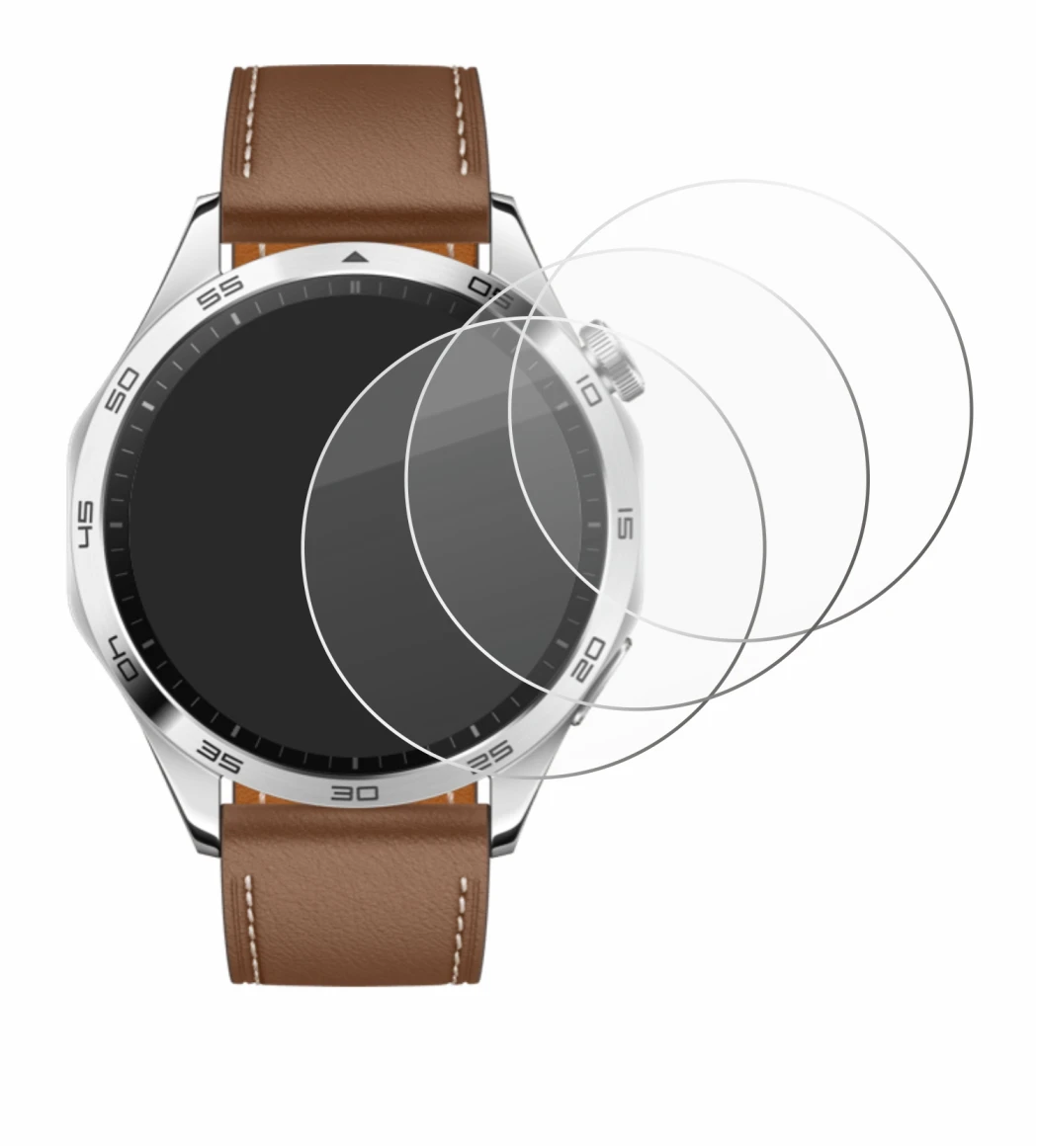 Image of the device Huawei Watch GT 4 (46mm) with a wide variety of screen protectors.
