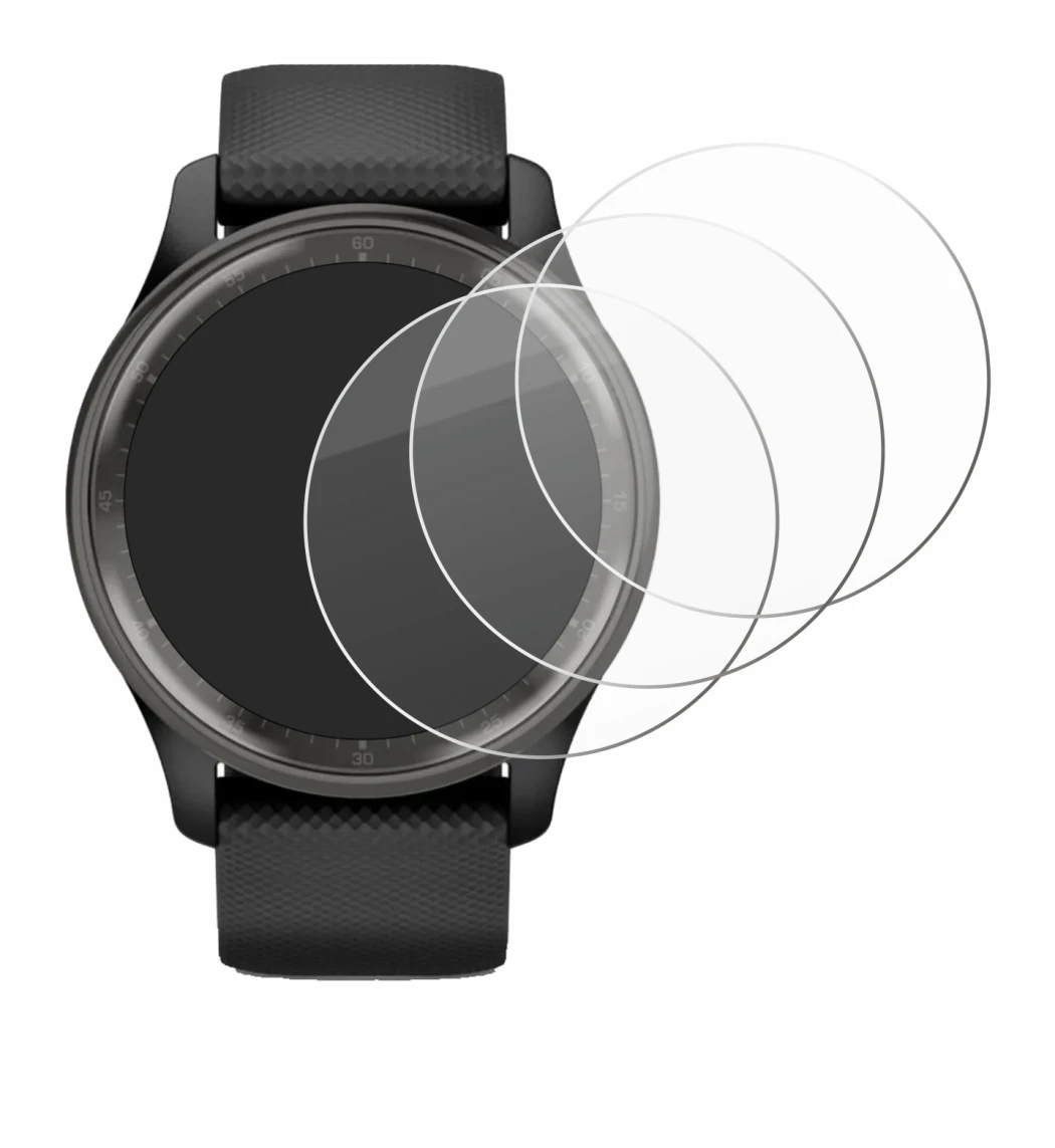 Image of the device Garmin Vivomove Trend with a wide variety of screen protectors.