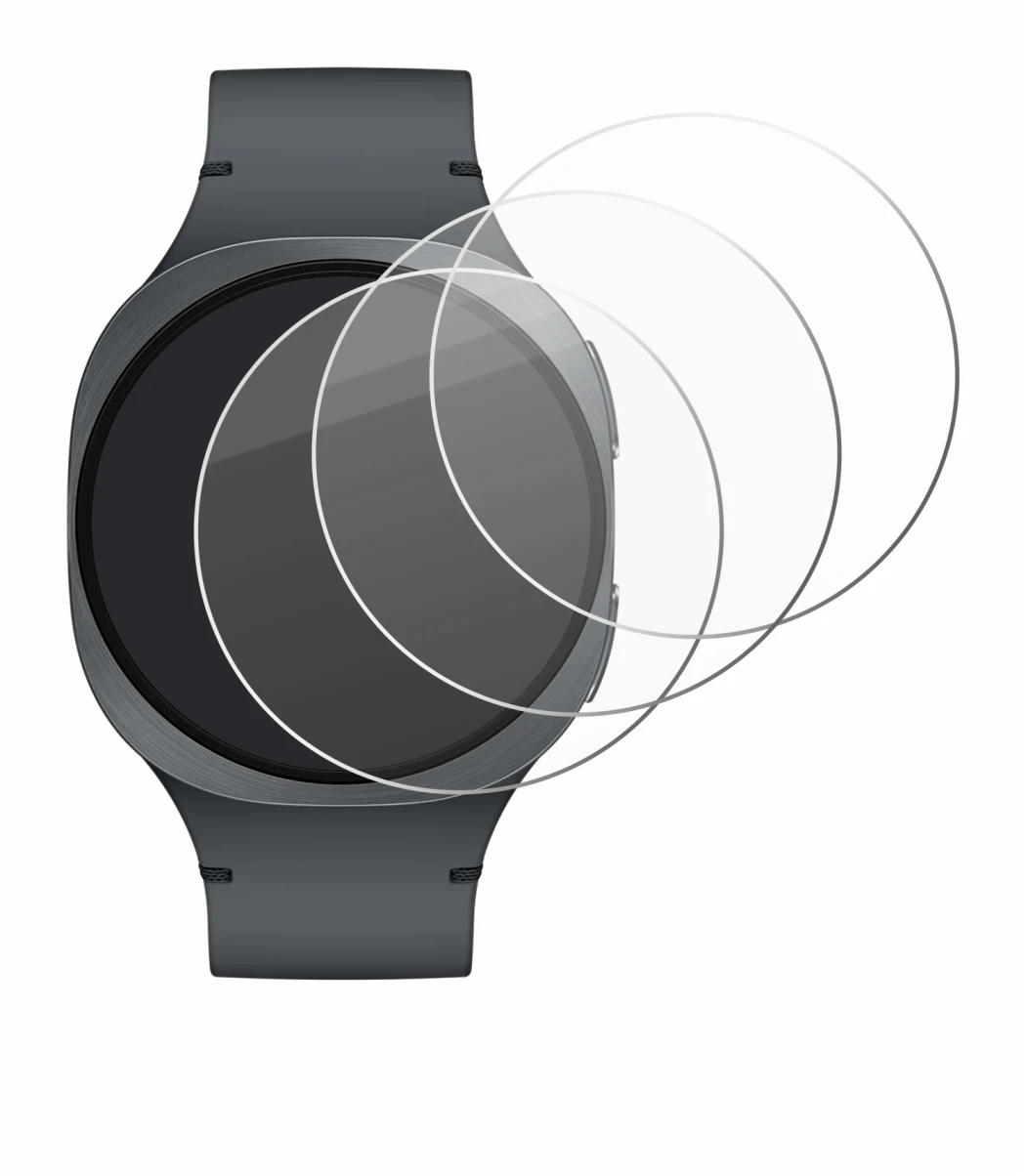 Image of the device Samsung Galaxy Watch 8 (40 mm) with a wide variety of screen protectors.