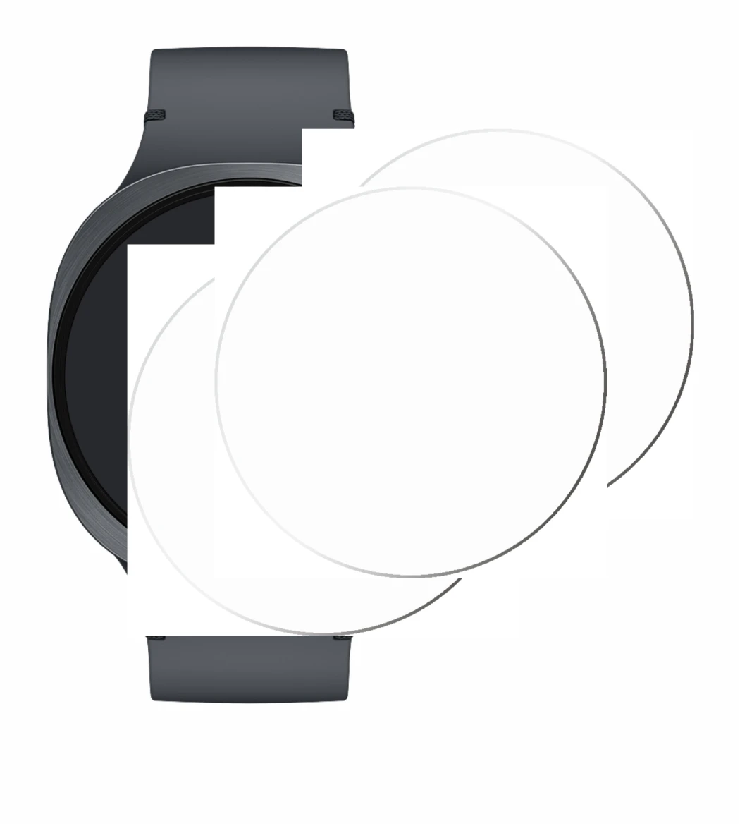 Image of the device Samsung Galaxy Watch 8 (44 mm) with a wide variety of screen protectors.