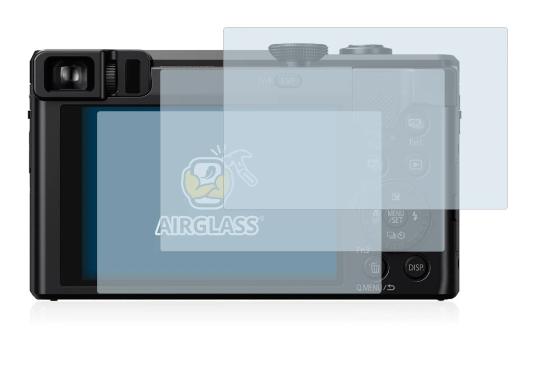 Image of the device Panasonic Lumix DMC-TZ81 with a wide variety of screen protectors.