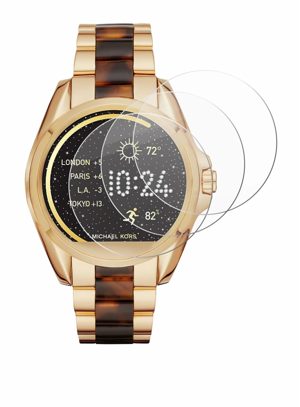 Image of the device Michael Kors Access Bradshaw with a wide variety of screen protectors.