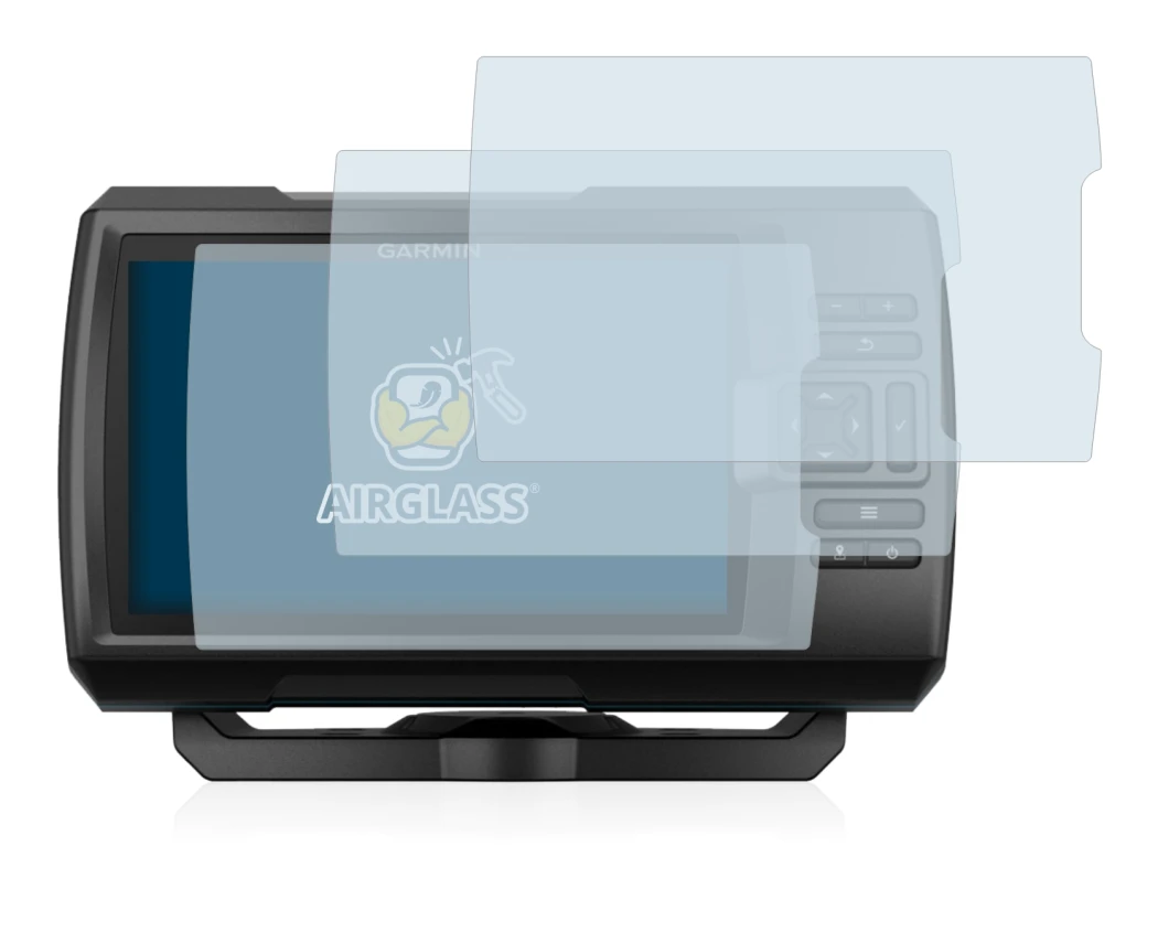 Image of the device Garmin Striker Plus 5cv with a wide variety of screen protectors.