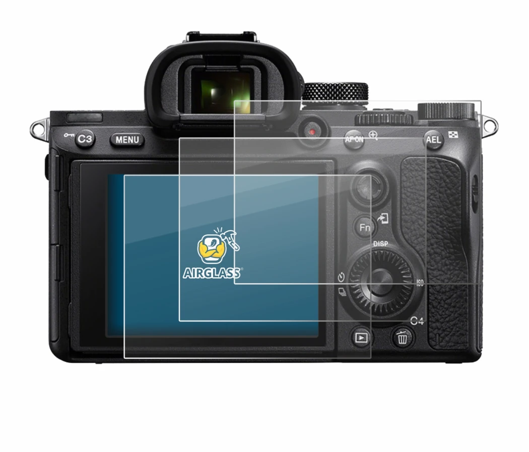 Image of the device Sony Alpha 7 III (ILCE-7M3) with a wide variety of screen protectors.