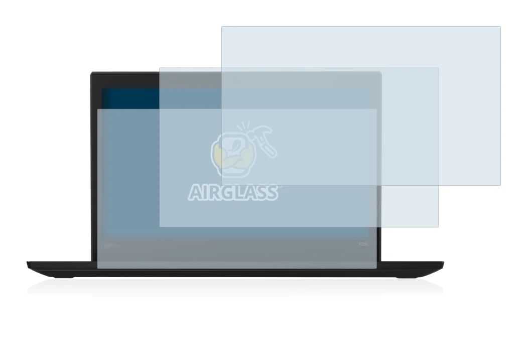 Image of the device Lenovo Thinkpad X280 with a wide variety of screen protectors.