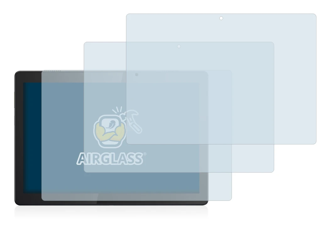 Image of the device Lenovo Tab M10 TB-X605F with a wide variety of screen protectors.