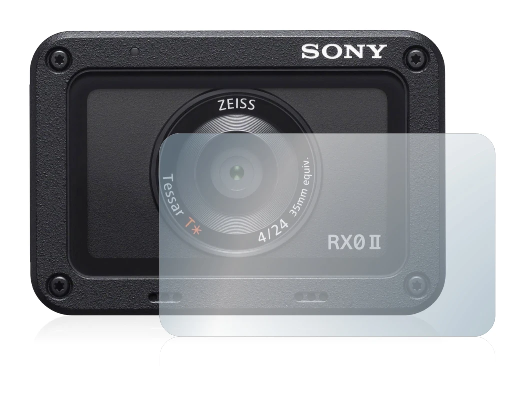 Image of the device Sony DSC-RX0M2 (RX0 II) (Lens) with a wide variety of screen protectors.