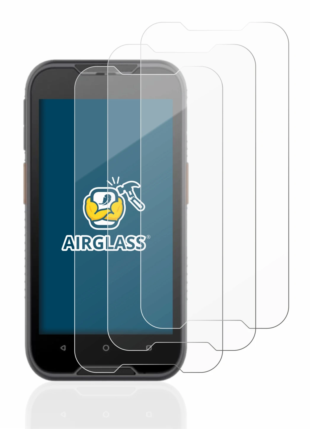 Image of the device Datalogic Memor 10 with a wide variety of screen protectors.