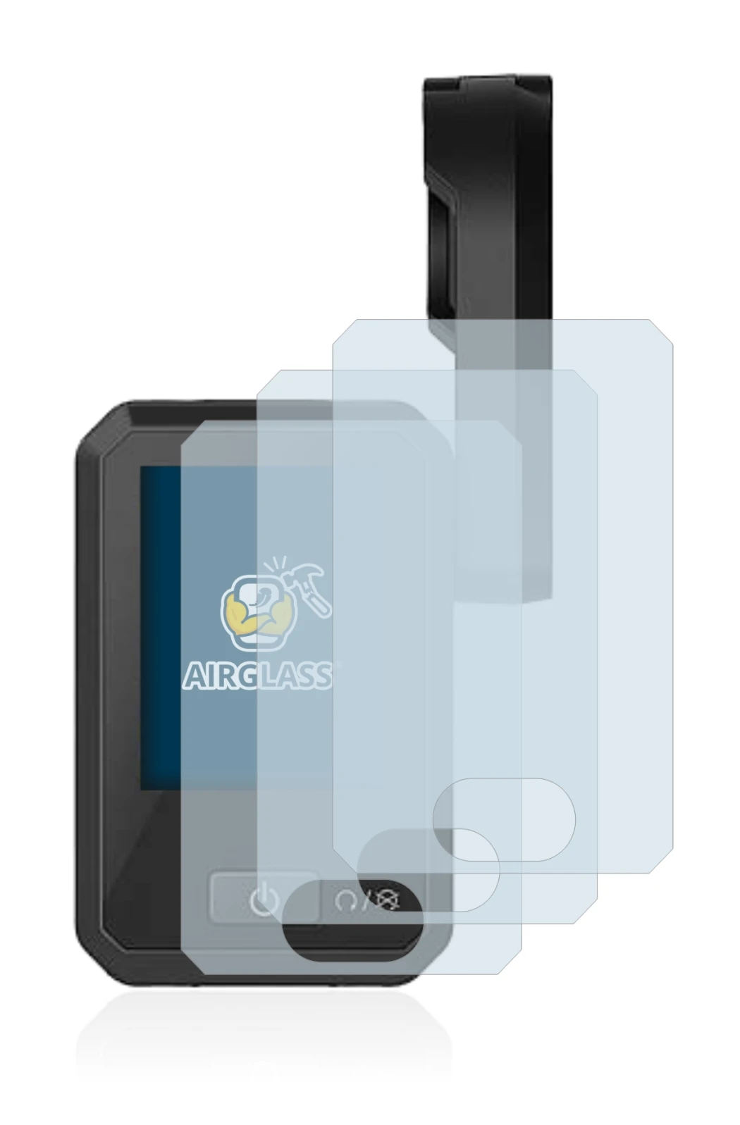 Image of the device Flyer Display D0 with a wide variety of screen protectors.