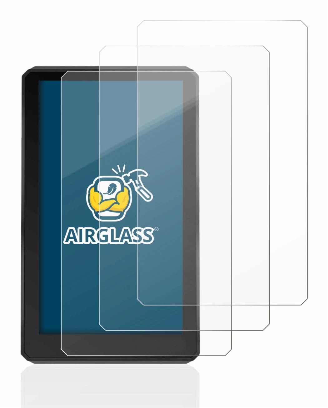 Image of the device Garmin zumo XT with a wide variety of screen protectors.