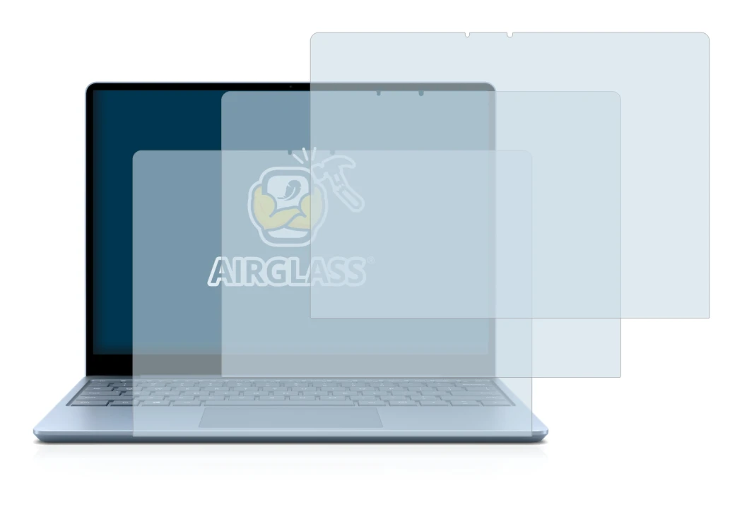 Image of the device Microsoft Surface Laptop Go with a wide variety of screen protectors.