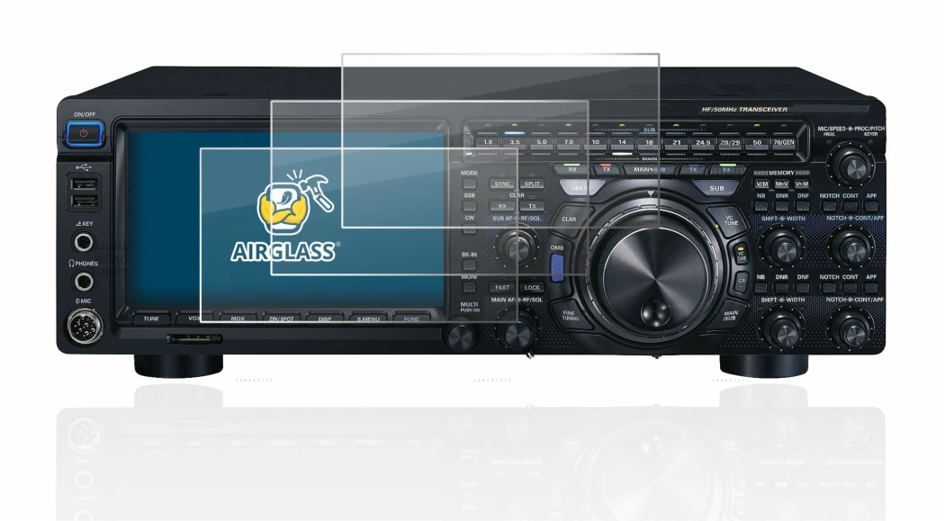 Image of the device Yaesu FT-DX101D with a wide variety of screen protectors.