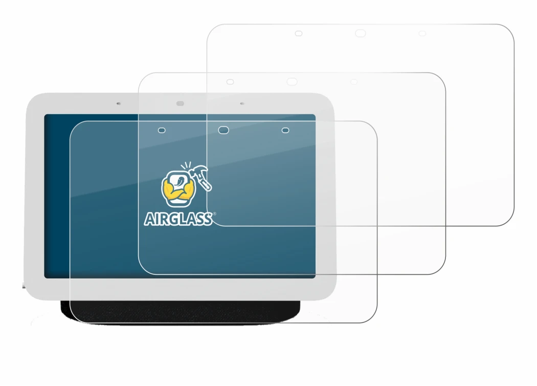 Image of the device Google Nest Hub 2 with a wide variety of screen protectors.