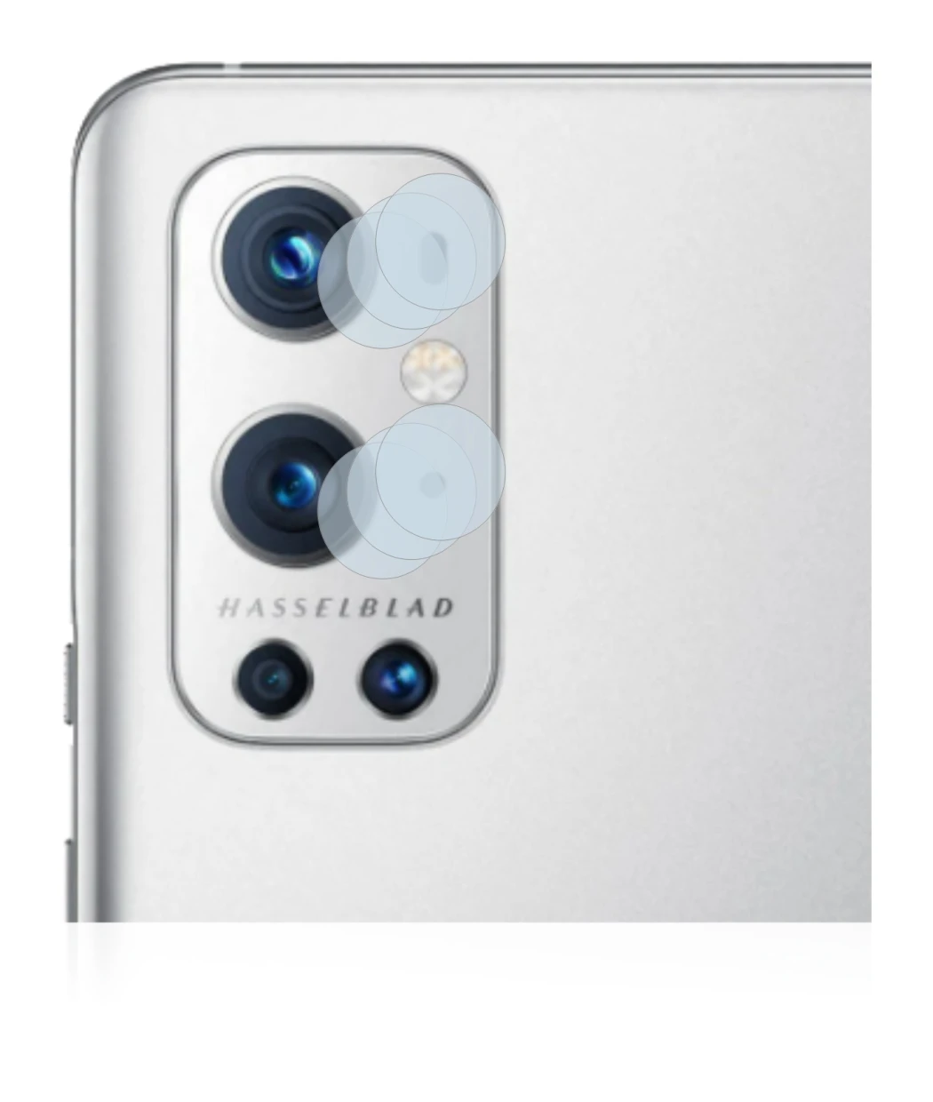 Image of the device OnePlus 9 Pro (ONLY Camera Lens) with a wide variety of screen protectors.