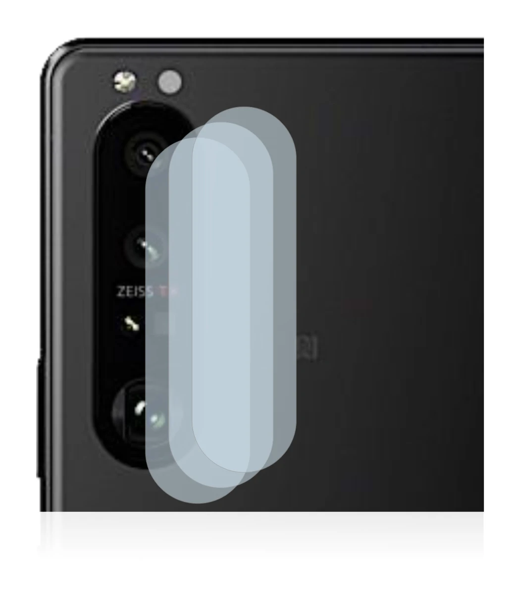 Image of the device Sony Xperia 5 III (ONLY Camera Lens) with a wide variety of screen protectors.