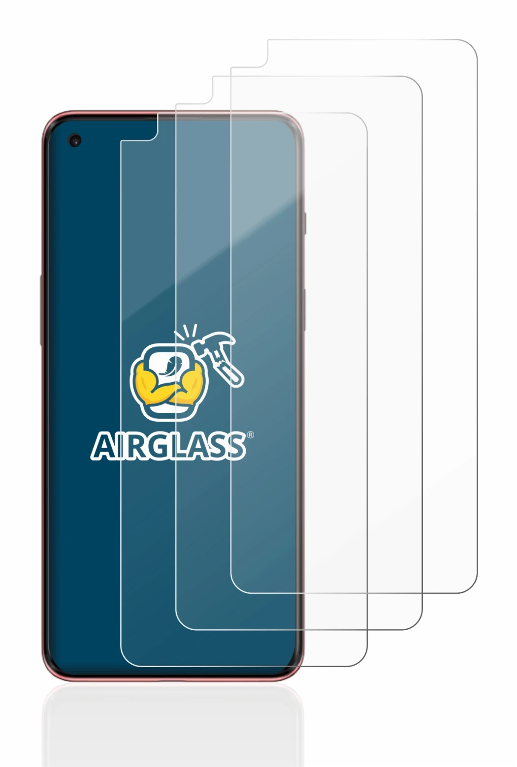 Image of the device OnePlus Nord 2 5G with a wide variety of screen protectors.