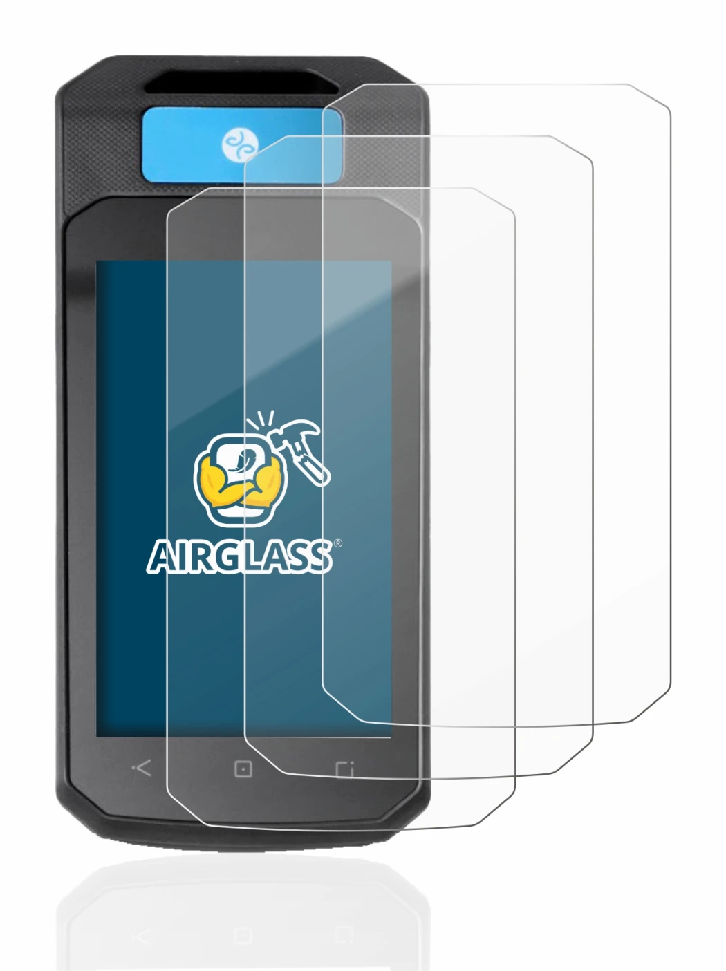 Image of the device Accu-Chek Insight mit DBLG1 with a wide variety of screen protectors.