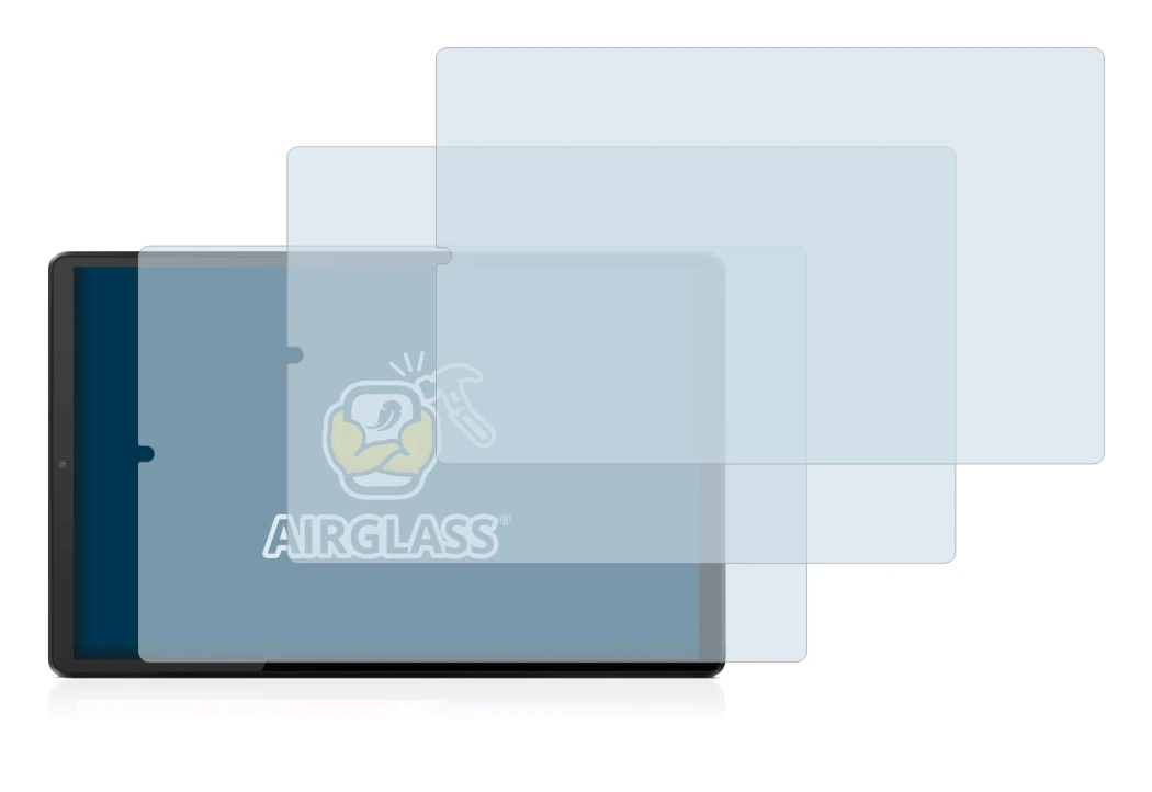 Image of the device Lenovo Tab K10 with a wide variety of screen protectors.